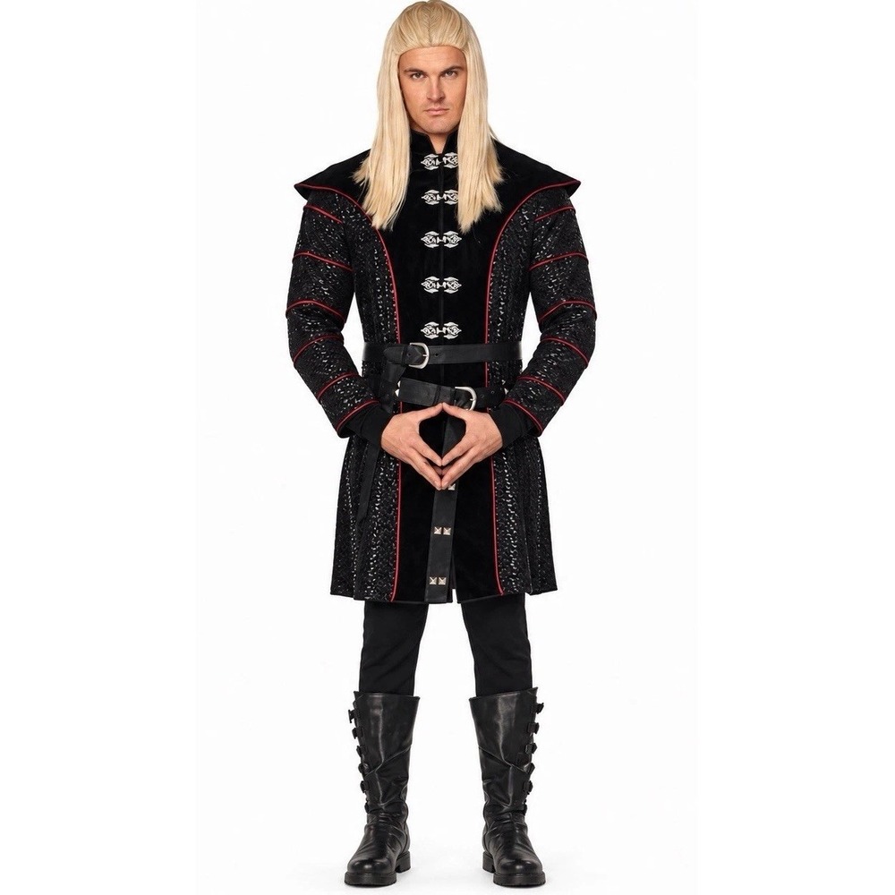 Spirit Halloween House of the Dragon Daemon Targaryen Costume Jacket Belts Men M